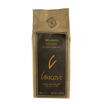 Caffe Vescovi PURA ARABICA, mletá káva 250g