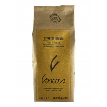 Caffe Vescovi ESPRESSO INTENSO, mletá káva 250g