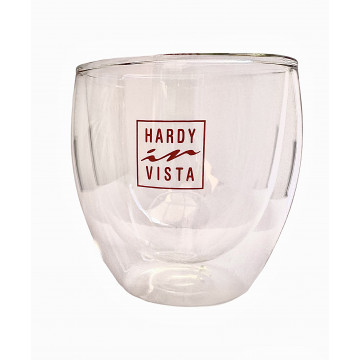 HARDY IN VISTA, double wall glass, dvoustěnná sklenice 250ml