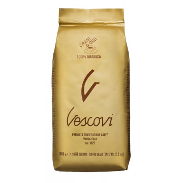 Caffe Vescovi GRANI D'ORO 100% arabica, zrnková káva 1000g