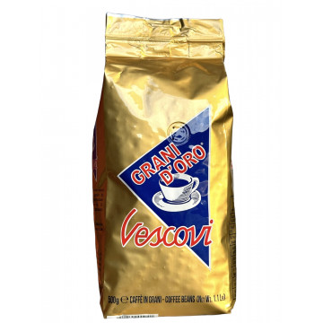 Caffe Vescovi GRANI D'ORO 100% arabica, zrnková káva 500g