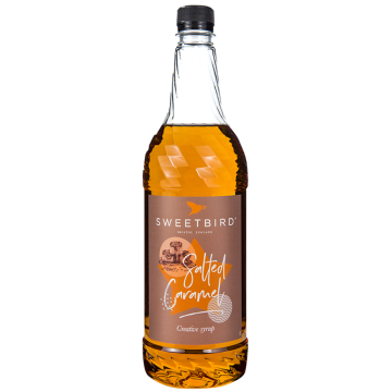 Sirup SWEETBIRD Slaný Karamel 1000 ml