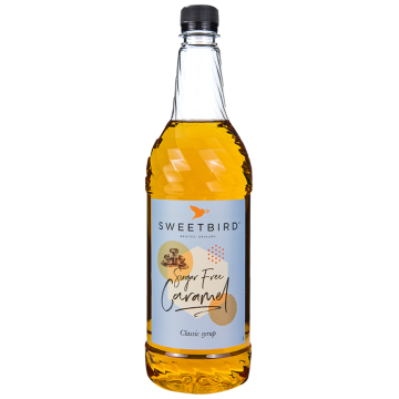 Sirup SWEETBIRD Karamel BEZ CUKRU 1000 ml