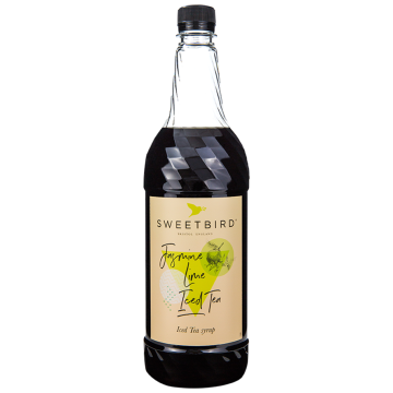 Iced GreenTea Sirup SWEETBIRD Jasmín a limeta, 1000ml